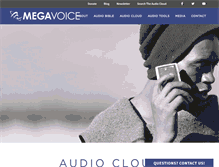 Tablet Screenshot of megavoice.com